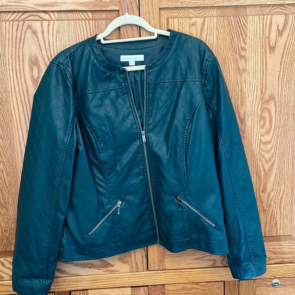 NYANDCO faux leather jacket